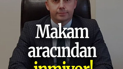 Makam aracından inmiyor!